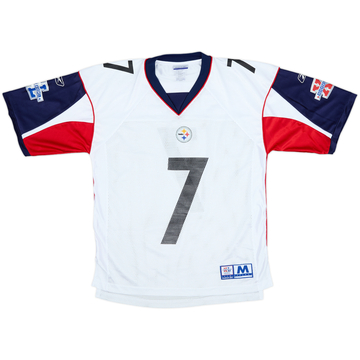 2006 Pittsburgh Steelers Roethlisberger #7 Super Bowl XL Reebok On Field Jersey - 9/10 - (M)