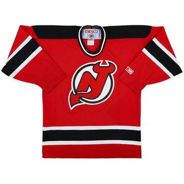 1995-98 New Jersey Devils CCM Away Jersey - 5/10 - (XL.Boys)