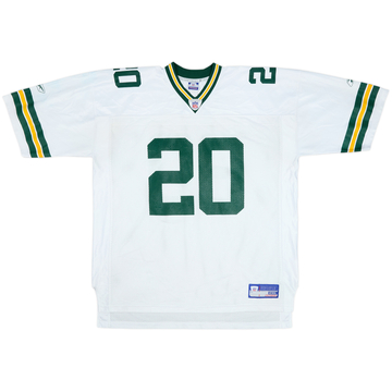 2002-03 Green Bay Packers Anderson #20 Reebok On Field Away Jersey - 9/10 - (XXL)