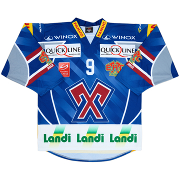 2012-13 EHC Biel-Bienne Seguin #9 TFS Home Jersey - 9/10 - (XXL)
