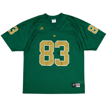 2004-06 Notre Dame Fighting Irish Samardzija #83 adidas Alternate Jersey - 8/10 - (L)