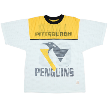1990s Pittsburgh Penguins Jagr #68 MSport Mesh Jersey Tee - 5/10 - (L)