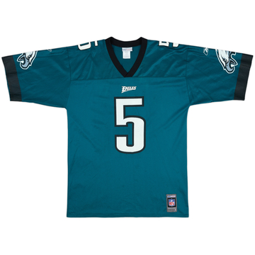 2001 Philadelphia Eagles McNabb #5 Reebok Home Jersey - 6/10 - (L)