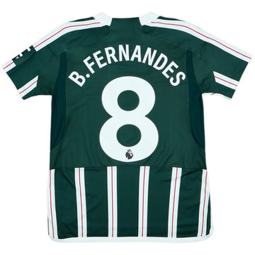2023-24 Manchester United Away Shirt B.Fernandes #8 - 10/10 - (Women's S)