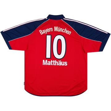 1999-01 Bayern Munich Home Shirt Matthaus #10