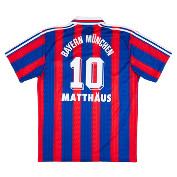 1995-97 Bayern Munich Home Shirt Matthaus #10VS