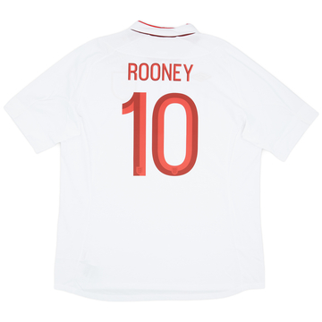 2012-13 England Home Shirt Rooney #10 (XXL)