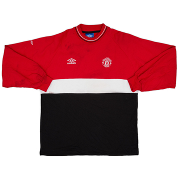 1999-00 Manchester United Umbro Sweat Top - 7/10 - (L)