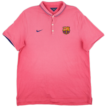 2014-15 Barcelona Nike Polo Shirt - 9/10 - (XL)