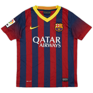 2013-14 Barcelona Home Shirt - 6/10 - (S.Boys)