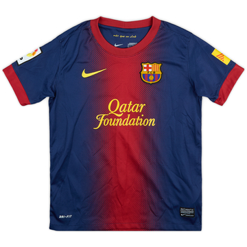 2012-13 Barcelona Home Shirt - 9/10 - (S.Boys)