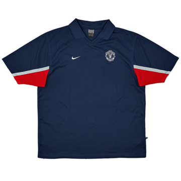 2003-04 Manchester United Nike Polo Shirt - 8/10 - (XL)