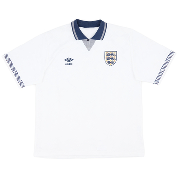 1990-92 England Home Shirt - 8/10 - (XL)