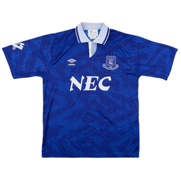 1991-93 Everton Home Shirt - 6/10 - (XL)