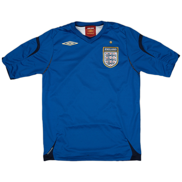 2006-08 England GK S/S Shirt - 9/10 - (S)