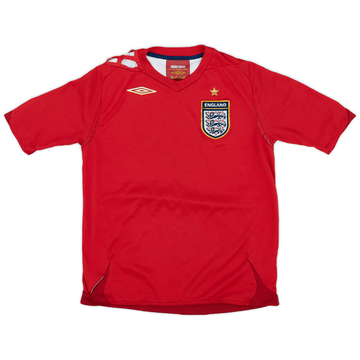 2006-08 England Away Shirt - 7/10 - (M.Boys)
