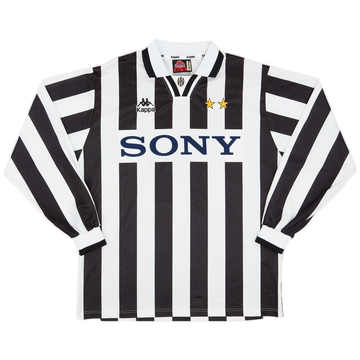 1995-97 Juventus Home L/S Shirt - 8/10 - (L)