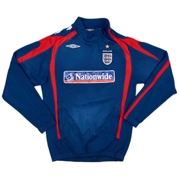 2007-08 England Umbro 1/4 Zip Drill Top - 8/10 - (S)