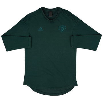 2017-18 Manchester United adidas Sweat Top - 9/10 - (M)