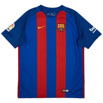 2016-17 Barcelona Home Shirt - 7/10 - (XL.Boys)