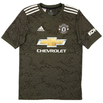 2020-21 Manchester United Away Shirt - 8/10 - (XL.Boys)