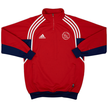 2000-01 Ajax adidas 1/4 Zip Drill Top - 8/10 - (XL.Boys)
