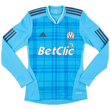 2010-11 Olympique Marseille Authentic Away L/S Shirt - 9/10 - (S)