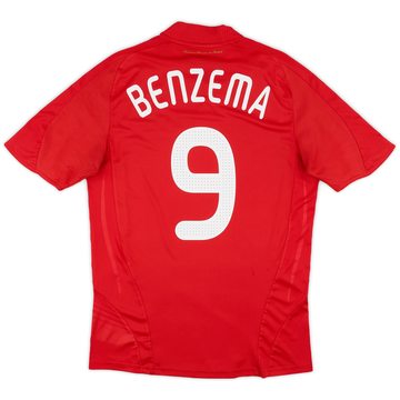 2007-08 France Away Shirt Benzema #9 - 5/10 - (M)