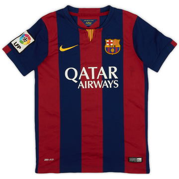 2014-15 Barcelona Home Shirt - 6/10 - (S.Boys)