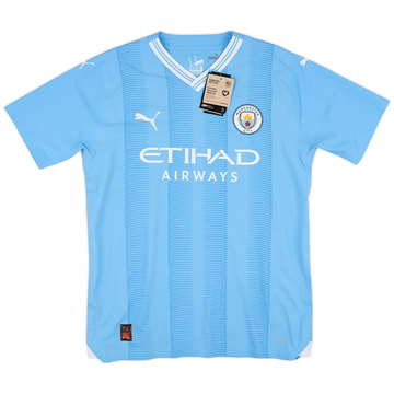 2023-24 Manchester City Authentic Home Shirt Haaland #9 (M)