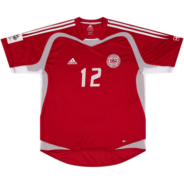 2004-05 Denmark Match Issue Home Shirt #12