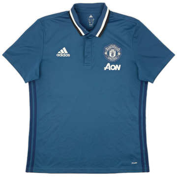 2015-16 Manchester United adidas Polo Shirt - 7/10 - (L)
