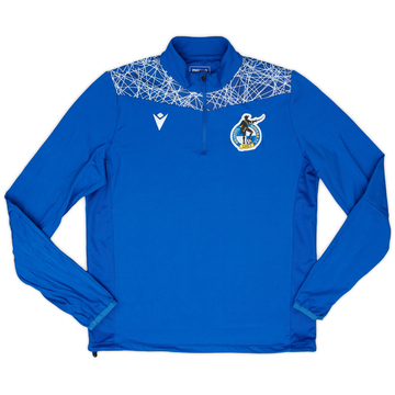 2020-21 Bristol Rovers Macron 1/4 Zip Drill Top - 8/10 - (S)