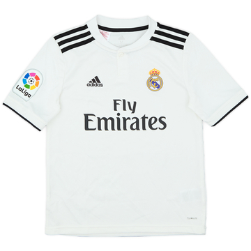 2018-19 Real Madrid Home Shirt - 8/10 - (M.Boys)