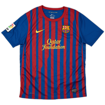 2011-12 Barcelona Home Shirt - 9/10 - (L.Boys)