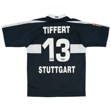 2002-03 Stuttgart Match Issue Signed Away Shirt Tiffert #13