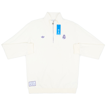 2024-25 Real Madrid adidas Originals Terrace Icons 1/4 Zip Top
