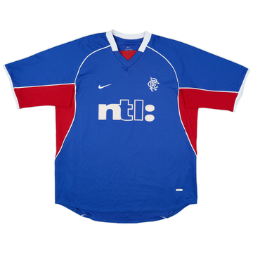 2001-02 Rangers Home Shirt - 8/10 - (L)