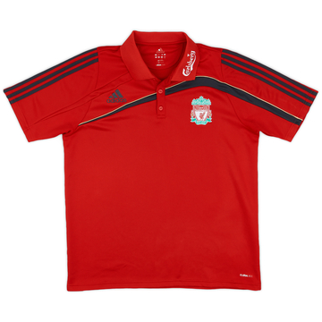 2009-10 Liverpool adidas Polo Shirt - 8/10 - (L/XL)