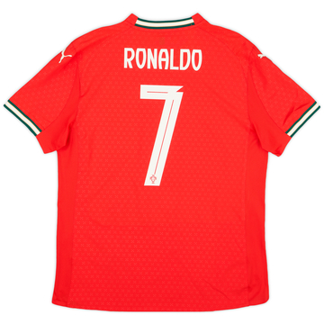 2025-26 Portugal Authentic Home Shirt Ronaldo #7