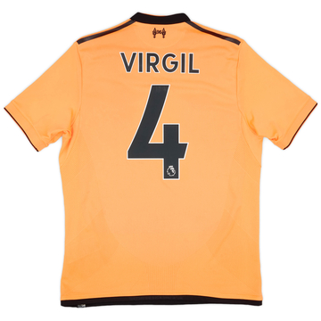 2017-18 Liverpool 125 Years Third Shirt Virgil #4 - 8/10 - (S)