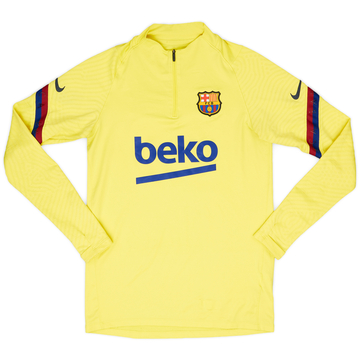 2020-21 Barcelona Nike 1/4 Zip Training Top - 8/10 - (S)
