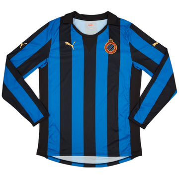 2011-12 Club Brugge Home L/S Shirt - 6/10 - (L)