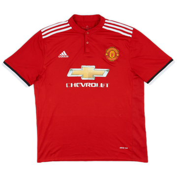 2017-18 Manchester United Home Shirt - 4/10 - (XL)