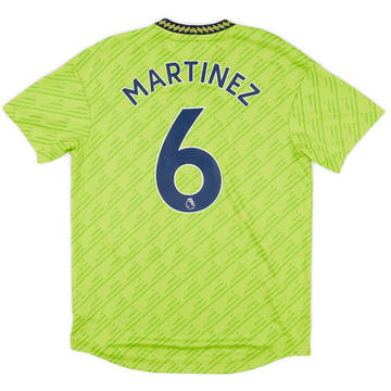 2022-23 Manchester United Player Issue Third Shirt Martinez #6 - 10/10 - (L)