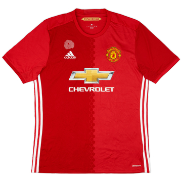 2016-17 Manchester United Home Shirt - 5/10 - (L)