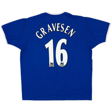 2003-04 Everton Home Shirt Gravesen #16 - 6/10 - (XL)