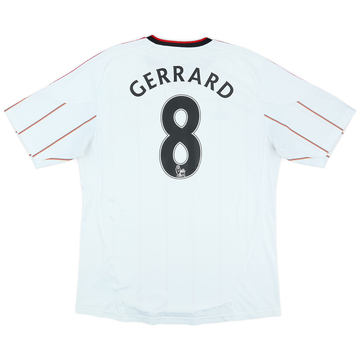 2010-11 Liverpool Away Shirt Gerrard #8 - 5/10 - (L)