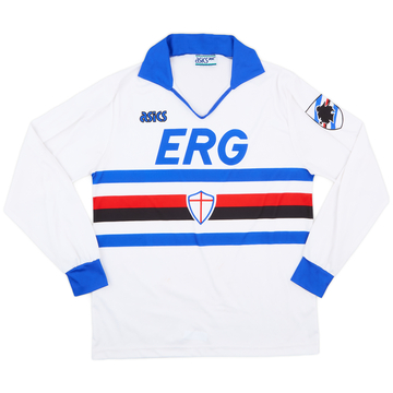 1990-92 Sampdoria Away L/S Shirt - 7/10 - (M)