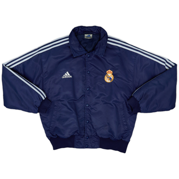 1999-00 Real Madrid adidas Padded Coach Jacket - 8/10 - (XL)